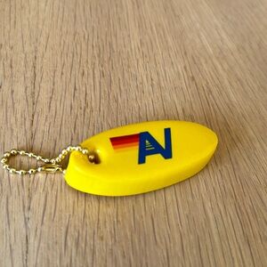 Brand New Aviator Nation Logo Keychain Yellow